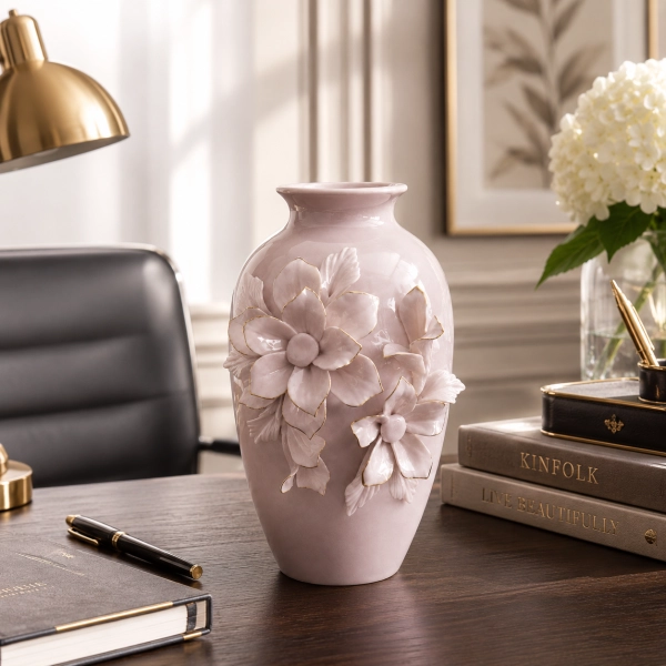 WAZON CERAMICZNY FLEUR 22,4 CM